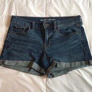 Denim shorts